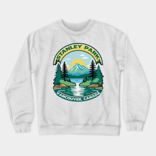 Stanley Park in Vancouver Crewneck Sweatshirt